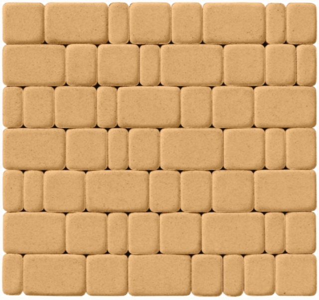 Бруківка Старе місто 4К-6 жовтий